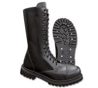 Brandit UK Ranger Phantom Botas de Cuero Góticas con Puntera de Acero