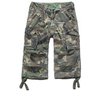 Brandit Urban Legend 3/4 Shorts, Pantalones cortos cargo Hombre, Woodland, S