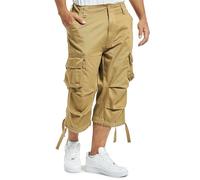 Brandit Urban Legend 3/4 Shorts, Pantalones cortos cargo Hombre, Beige, 3XL
