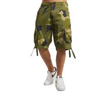 Brandit Urban Legend Shorts, Pantalones cortos cargo Hombre, Camuflaje Sueco, 7XL