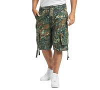 Brandit Urban Legend Shorts, Pantalones cortos cargo Hombre, Manchas de Camuflaje, S