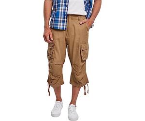 Brandit Urban Leyenda 3/4 Hombre Cargo Pantalones Cortos | Pantalones cortos 3/4 con múltiples bolsillos, cintura y bajos de las piernas, pantalones cortos hasta la rodilla para el día