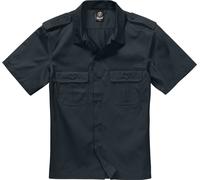 Brandit US Shirt Short Sleeve, Color: black, Size: M
