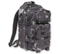 Brandit US Cooper M Mochila, negro/camuflaje, Talla única