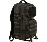 Brandit US Cooper Patch Large Mochila, negro-verde-marrón, tamaño 31-40l para Hombres