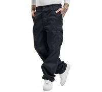Brandit US Ranger Hombre Pantalones de Tela Negro Ancho
