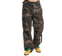 Brandit US Ranger Hombre Pantalones de Tela Negro Ancho