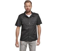 Brandit US Ripstop Shirt Short Sleeve, color: black, size: M