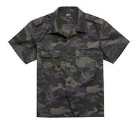 Brandit US Ripstop Shirt Short Sleeve, color: darkcamo, size: 3XL