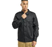 Brandit US Shirt Long Sleeve, Color: black, Size: 6XL