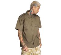 Brandit Camisa US Shirt Manga Corta Hombre Oliva 7XL