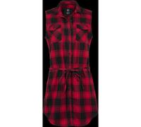 Brandit Vestido de señora Señoras Longshirt Gracey, sin mangas Negro/Gris 4XL