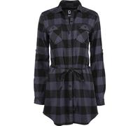 Brandit Vestido de señora Señoras Longshirt Lucy Negro/Gris XXL