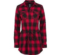 Brandit Vestido de señora Señoras Longshirt Lucy Rojo/Negro XXL