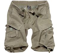 Brandit Vintage Clásico Hombres Combate Carga Verano Pantalones Cortos Oliva