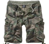 Brandit Vintage Clásico Militar Hombres Carga Combate Pantalones Cortos Woodland