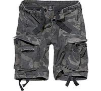 Brandit Pantalones cortos Vintage para hombre camuflaje oscuro Talla L