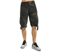 Brandit Pantalones cortos para hombre Vintage M90 Darkcamo XXL