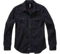 Brandit Vintage Long Sleeve Camisa de mujer, negro, Talla XS
