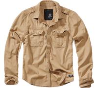 Brandit Vintage Shirt Long Sleeve, color: camel, size: 7XL