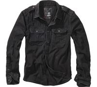 Brandit Vintage Longsleeve Camisa, negro, tamaño S para Hombres