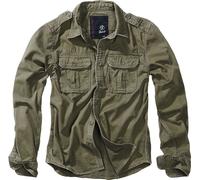 Brandit Vintage Shirt Long Sleeve, color: olive, size: 7XL
