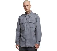 Brandit Vintage Shirt Long Sleeve, color: charc grey, size: L