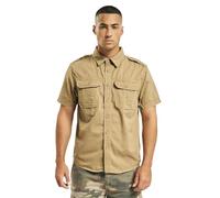 Brandit Vintage Shirt Short Sleeve Camisa de Vestir Hombre, Camel, 5XL