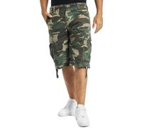Brandit Vintage Shorts, Pantalones cortos Hombre, Woodland, S