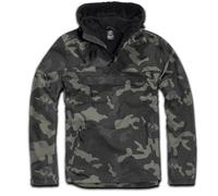Brandit Windbreaker Chaqueta, Camuflaje oscuro, Talla XL