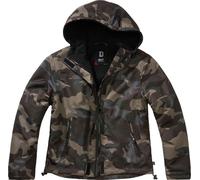 Brandit Windbreaker Frontzip Chaqueta de dama, Camuflaje oscuro, Talla 3XL