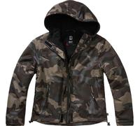 Brandit Windbreaker Frontzip Chaqueta de dama, Camuflaje oscuro, Talla XXL