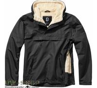 Brandit Lumberjacket Hooded Hombre Chaqueta entre-tiempo rojo/negro