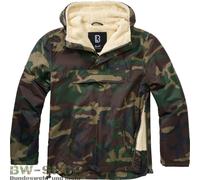 BRANDIT WINDBREAKER INVIERNO SHERPA IMPERMEABLE CHAQUETA CORTAVIENTOS CHAQUET...