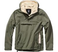 Brandit Windbreaker Sherpa Chaqueta, verde, tamaño 4XL para Hombres