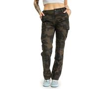 Brandit Women BDU Ripstop Pants Pantalones Mujer, Darkcamo, 32W