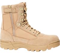 Brandit Zipper Tactical Botas, Marrón claro, Talla 41