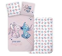 Brandmac - Juego de cama para cama de bebé o juvenil, 100% algodón y reversible, funda de edredón de 100 x 135 cm y funda de almohada de 40 x 60 cm