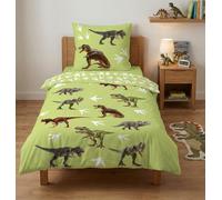 BrandMac - Juego de funda nórdica de 140 x 200 cm y funda de almohada de 63 x 63 cm, T-Rex