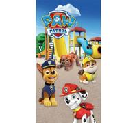 BrandMac Toalla de playa y baño de la Patrulla Canina de 70 x 140 cm, 100 % algodón, suave y absorbente, toalla de baño y natación para niños, toalla oficial de la Patrulla Canina, ideal para playa