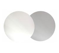BrandNewCake® Base para Tartas Redonda Ø 22cm Blanco/Plata - Pack de 10 - Soporte de Cartón para Tartas