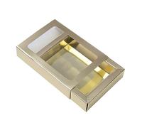BrandNewCake® Caja de Chocolate Pequeña - 15.5x11.5x3.2cm - Color Dorado - 26 Unidades - Caja de Regalo de Chocolate