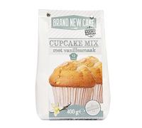 BrandNewCake® Mezcla para Cupcakes de Vainilla 400gr - Sin Gluten - Fácil de Preparar - Ideal para Repostería