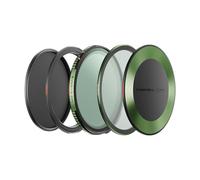 Brandon Li x Freewell - Kit de filtros variables ND/CPL de 77 mm, 1-5 paradas + ND32, VND magnético, hasta 10 paradas, tapas de lente delantera y trasera, anillo base de 77 mm, filtro de lente de