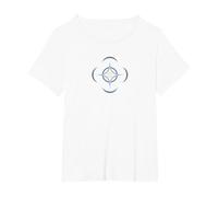 Brandon Sanderson - Símbolo de Cosmere Camiseta, Mujer Tallas Grandes, Blanco, 5XL Grande