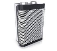 Brandson - Calefactor de cerámica - 2 niveles de potencia - Regulación de temperatura continua - 1500 W - Calefactor de baño de bajo consumo - Silencioso - Protección contra sobrecalentamiento,