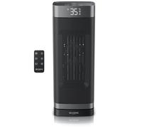 Brandson - Calentador de ventilador de ahorro de energía silencioso - oscilación - con control remoto - ganador - Modo ecológico - 2 modos - temporizador - calefacción de cerámica - baño sala de estar