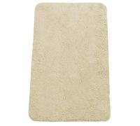 Brandsseller Alfombra de baño 50x80 cm Tapete de baño Alfombrilla de baño rectangular de chenilla antideslizante absorbente lavable a máquina - Beige
