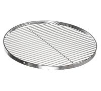 BRANDSSELLER Parrilla redonda oscilante de acero inoxidable | Barbacoa|18/0 AISI 430| Libre de nickel | Diámetro de Ø 60 cm |