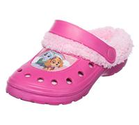 Brandsseller Zuecos de invierno para niñas, zapatos de jardín, ligeros, cálidos, forrados, zuecos con motivos en el estilo de Paw Patrol